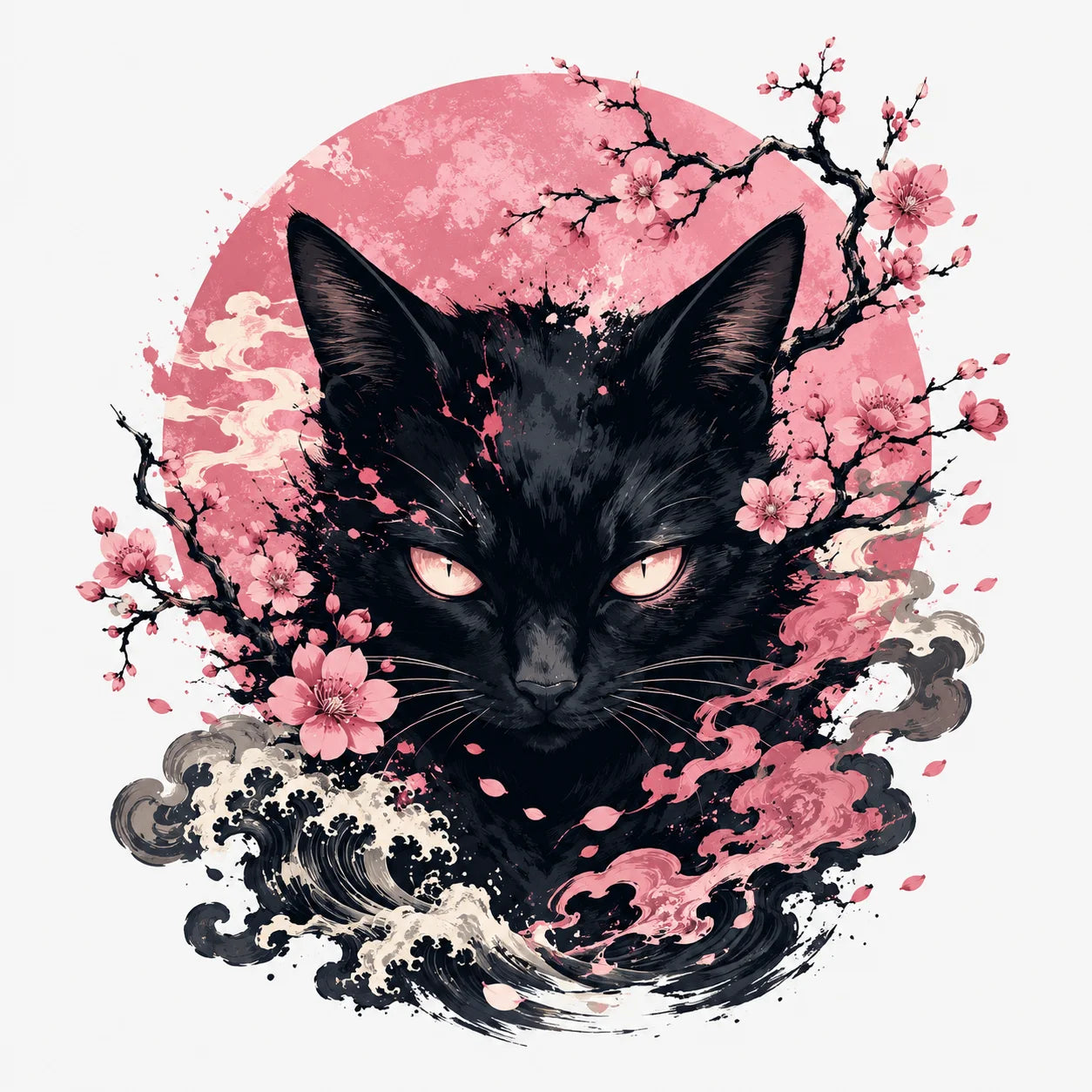 Petal Sentinel Cat Hoodie