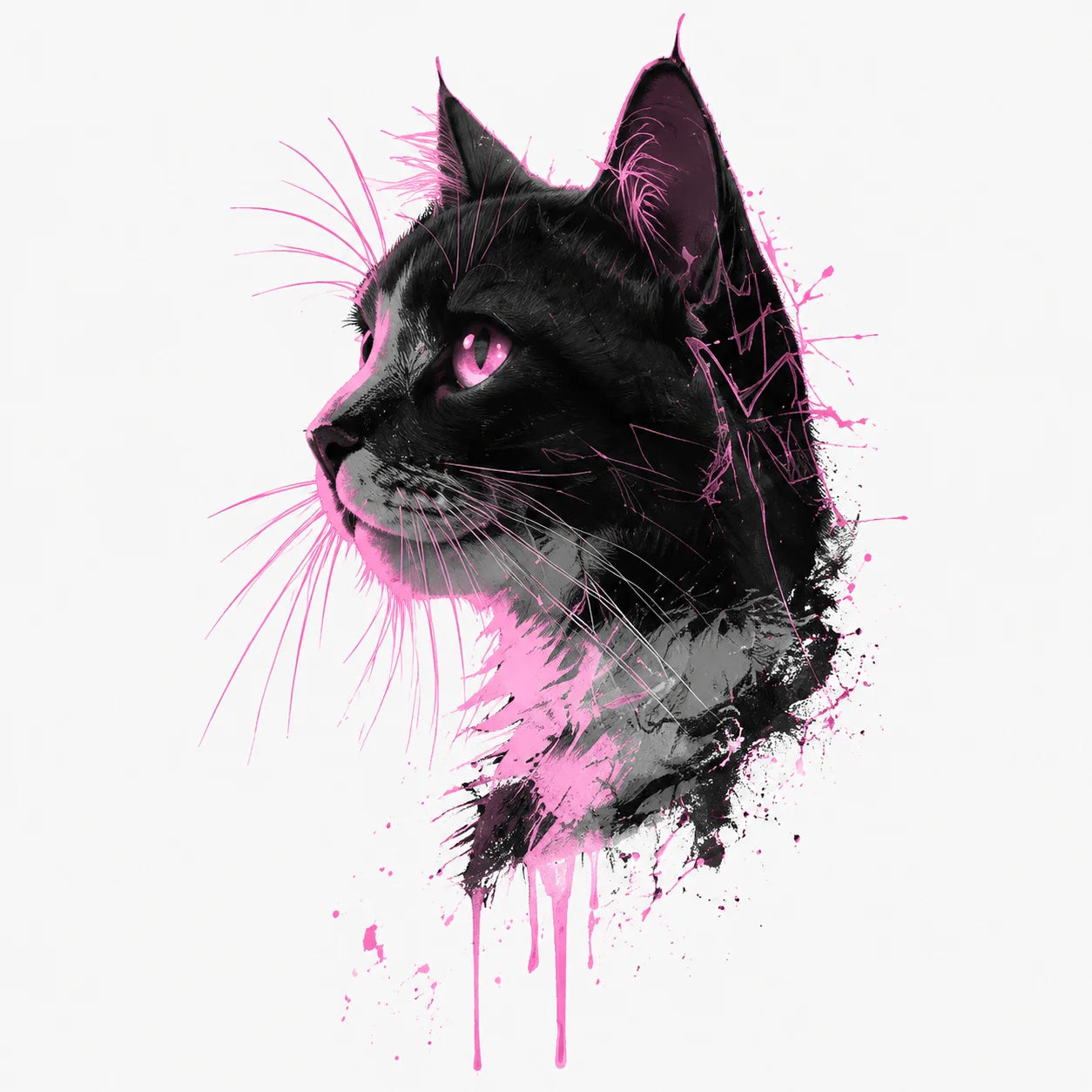 Nightwired Familiar Cat Hoodie Secondary image