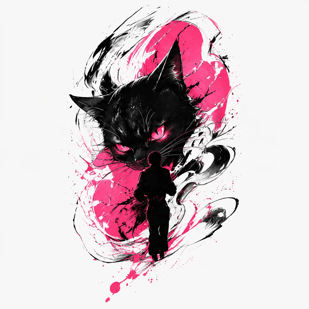 Chaos Kept Quiet Cat Hoodie Secondary image