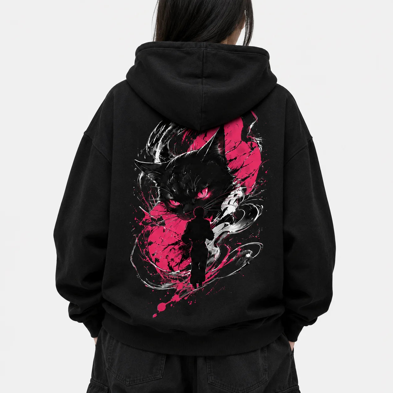 Chaos Kept Quiet Cat Hoodie