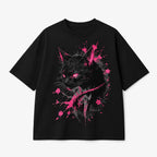 Magenta Vigil Cat T-Shirt