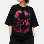 Magentide Unbowed Cat T-Shirt