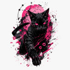 Midnight Unbowed Cat Hoodie