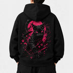 Midnight Unbowed Cat Hoodie