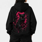 Midnight Unbowed Cat Hoodie