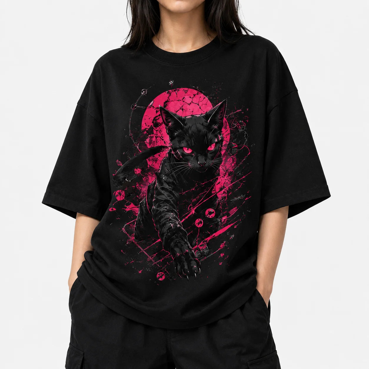 Midnight Unbowed Cat T-Shirt