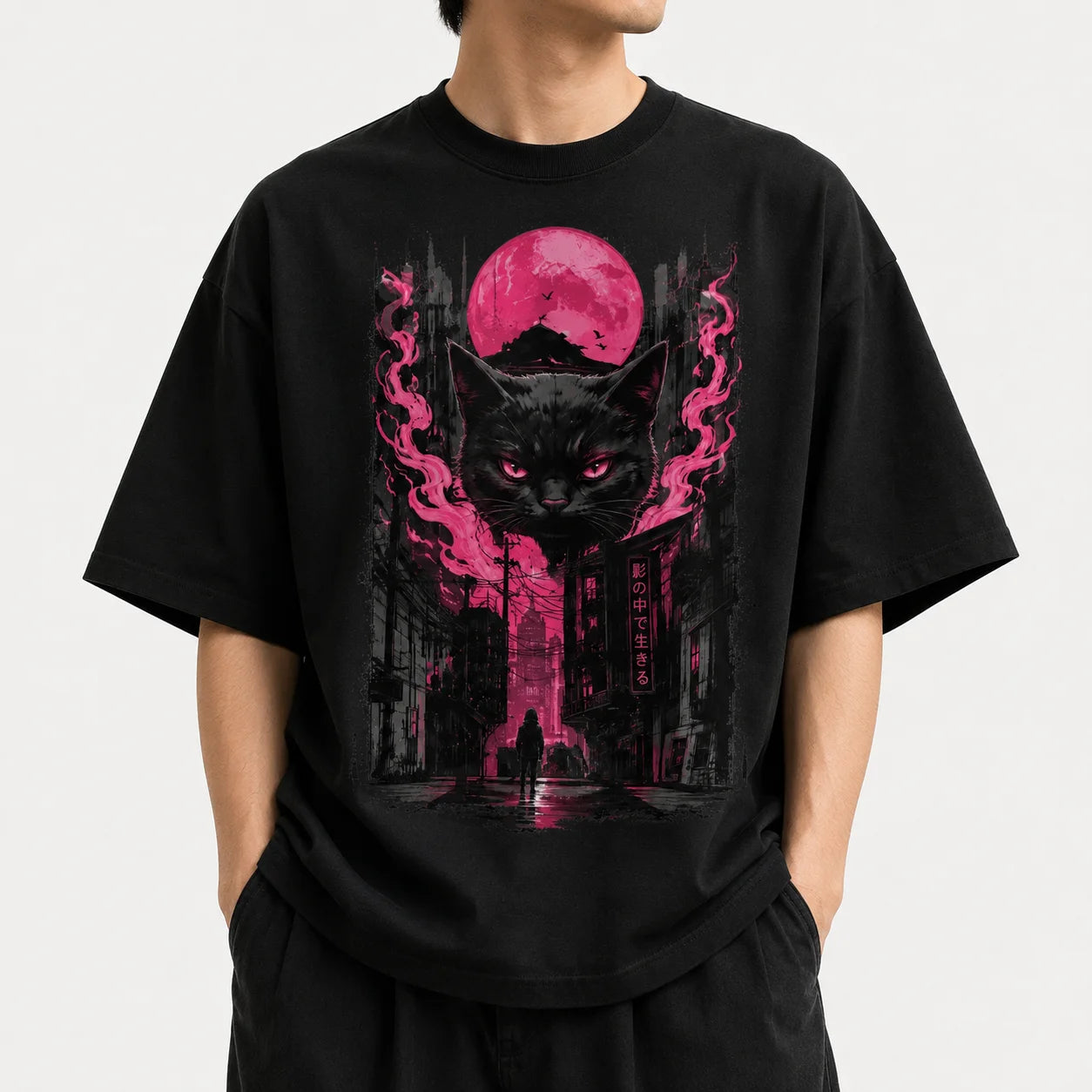 Neonclaw Defiance Cat T-Shirt