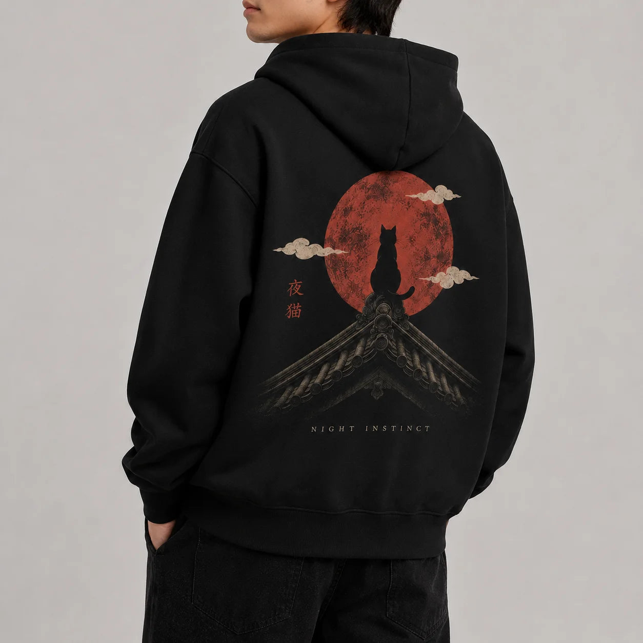 Night Instinct Cat Hoodie