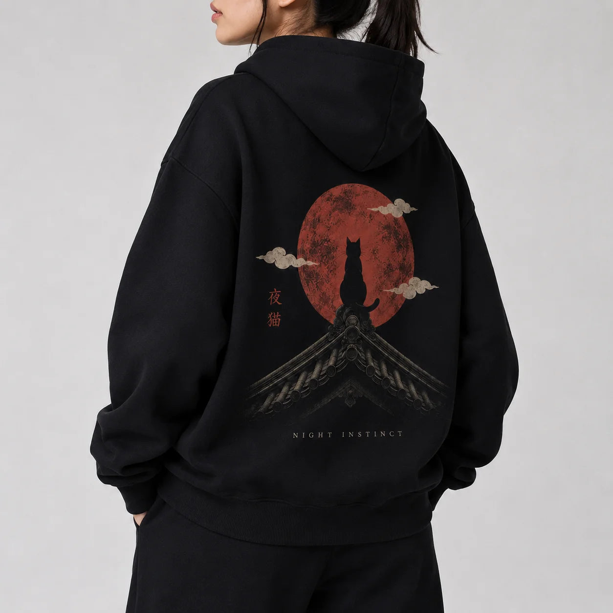 Night Instinct Cat Hoodie