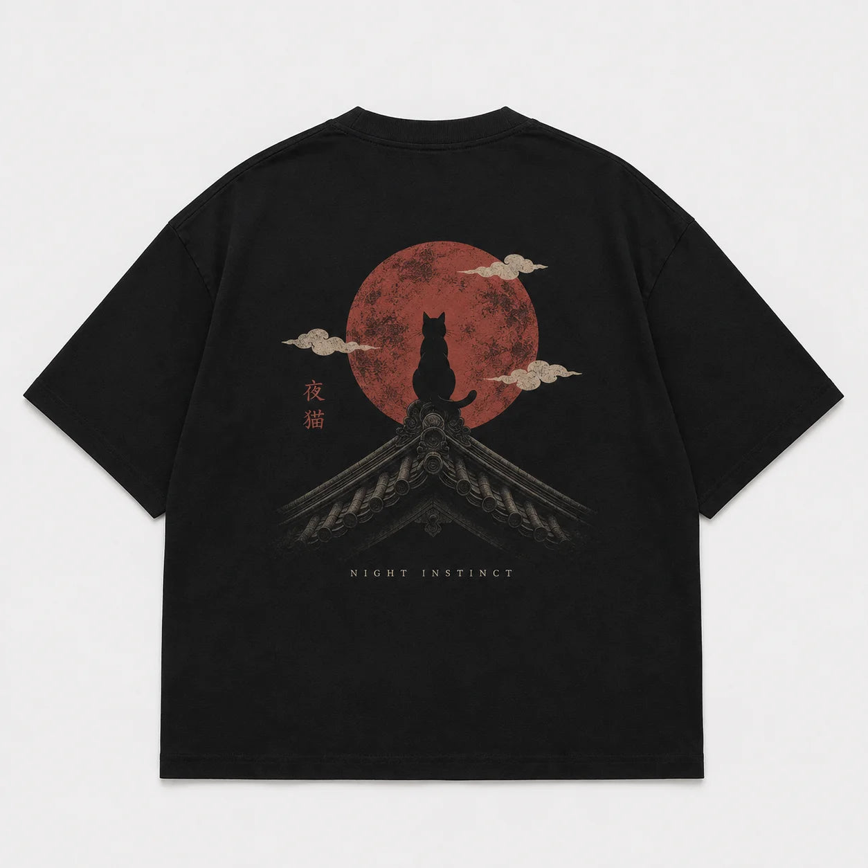 Night Instinct Cat T-Shirt Main image