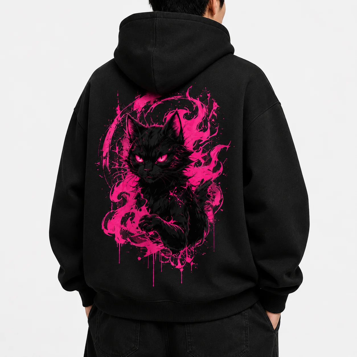 Nightspite Familiar Cat Hoodie