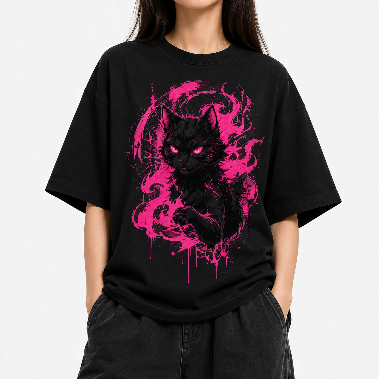 Nightspite Familiar Cat T-Shirt