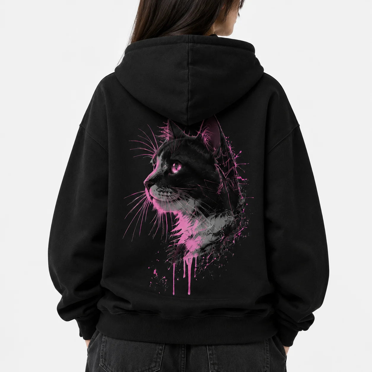 Nightwired Familiar Cat Hoodie