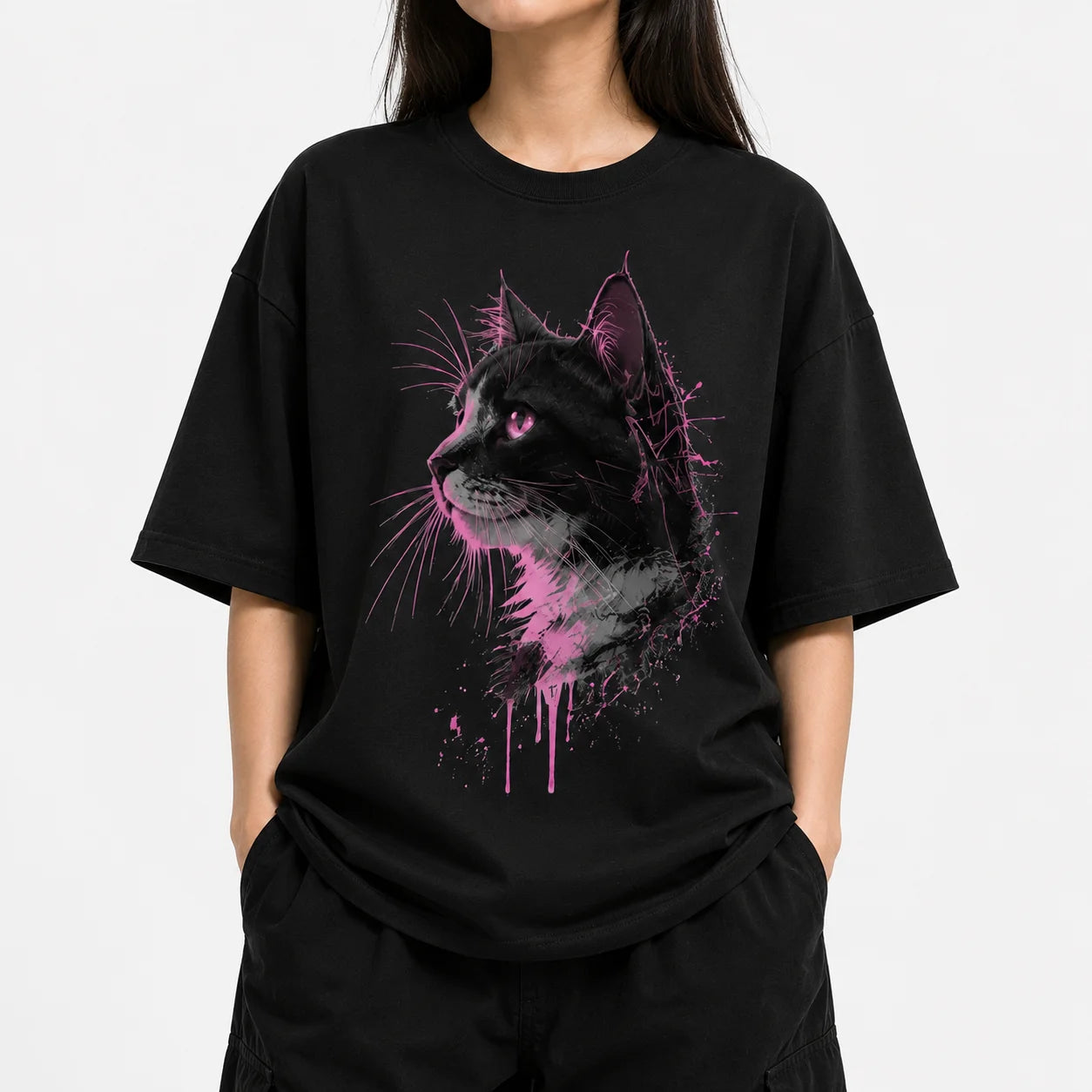 Nightwired Familiar Cat T-Shirt