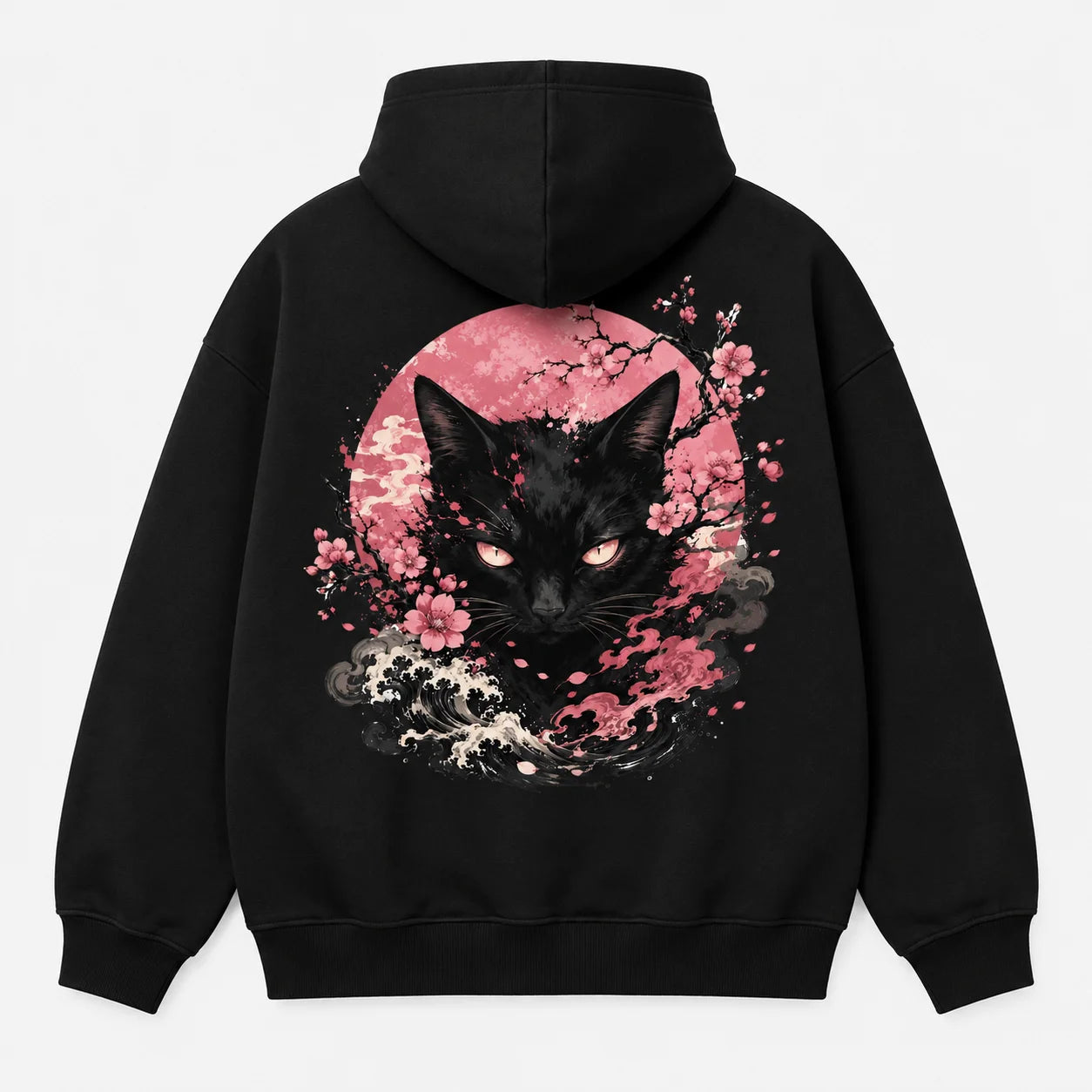 Petal Sentinel Cat Hoodie
