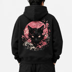 Petal Sentinel Cat Hoodie