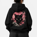 Petal Sentinel Cat Hoodie