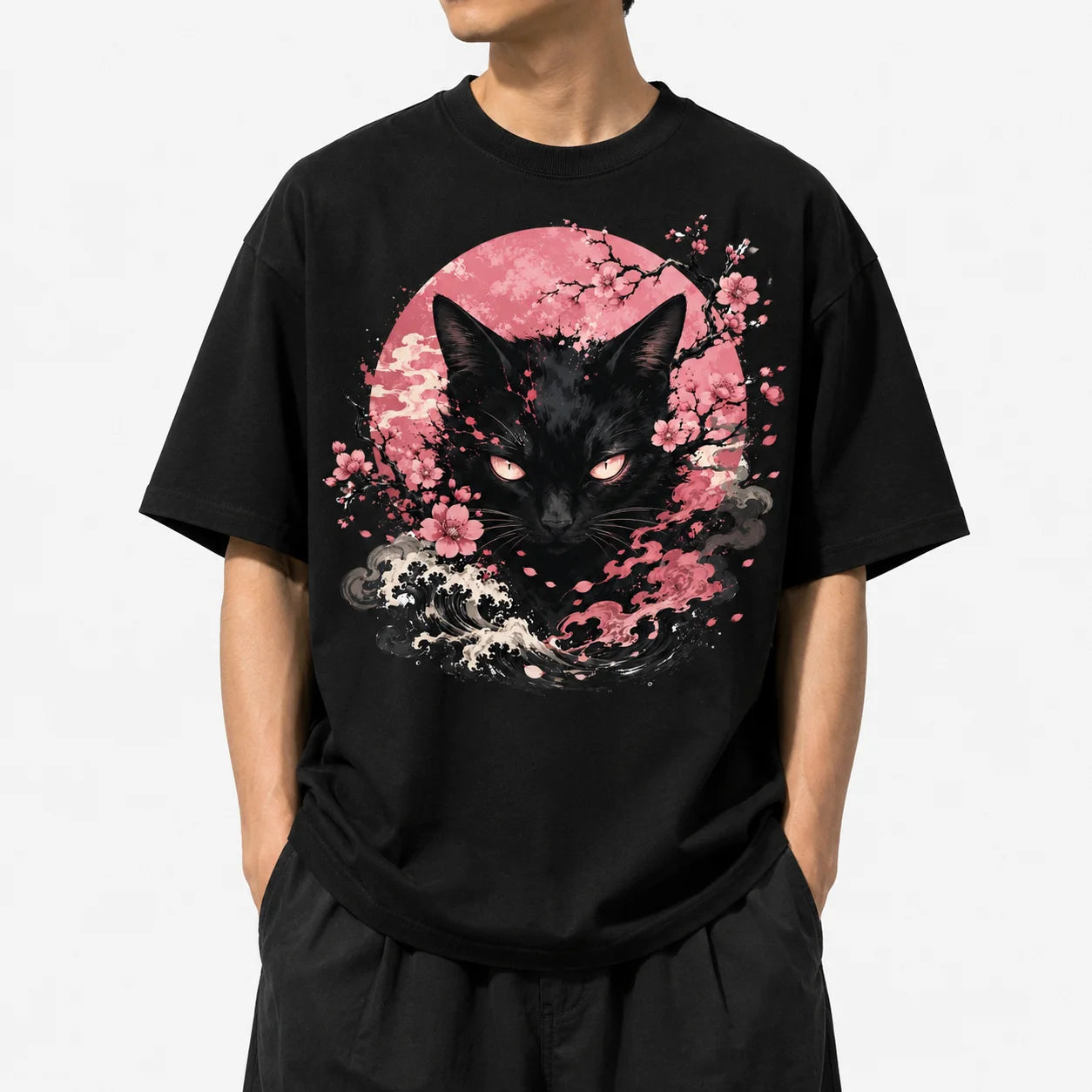 Petal Sentinel Cat T-Shirt