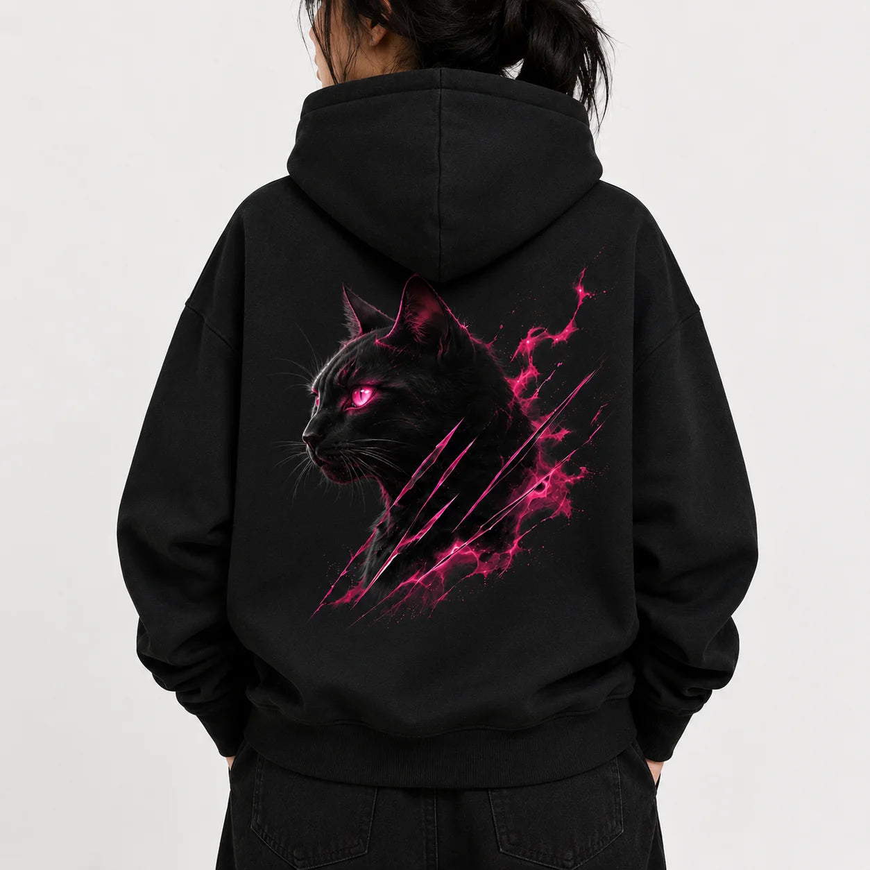Riftglow Stray Cat Hoodie
